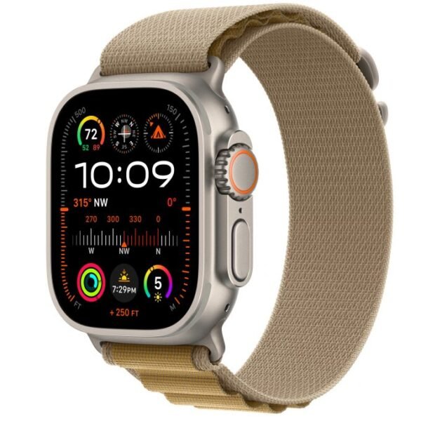 49-cell-titanium-natural-alpine-loop-tan-ultra-680x680 Apple Watch Ultra 2 49mm smartwatch design with Alpine Loop strap